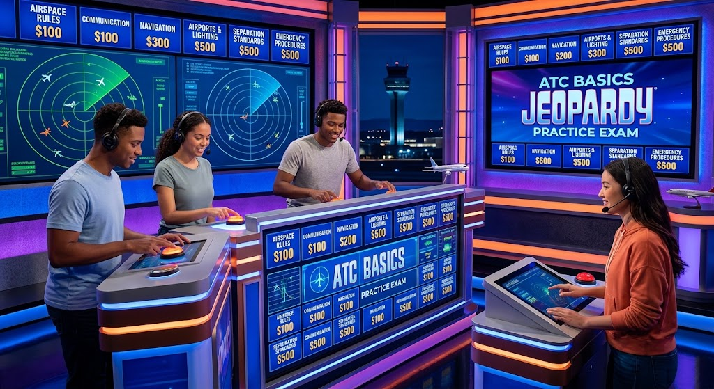 ATC Basics Jeopardy Practice Test Banner