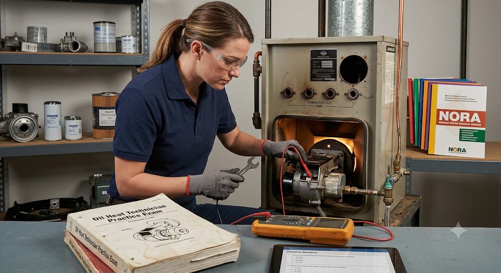 Oil Heat Technician Practice Exam Banner