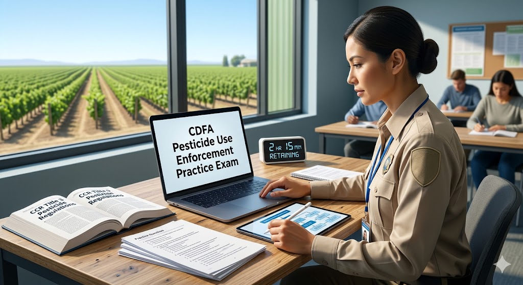 CDFA Pesticide Use Enforcement Practice Exam Banner