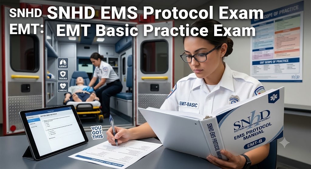 SNHD EMS Protocol Exam EMT Basic Level Practice Exam Banner