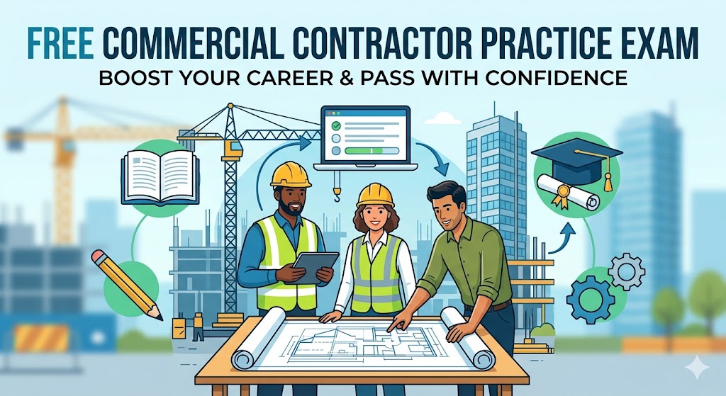 Commercial Contractor Practice Exam Banner