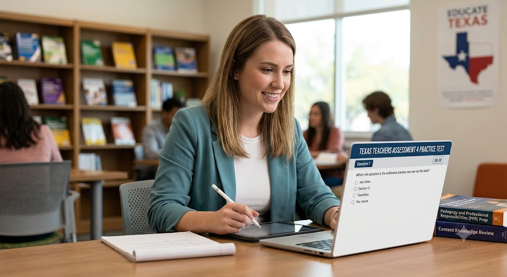 Texas Teachers Assessment 4 Practice Test Banner