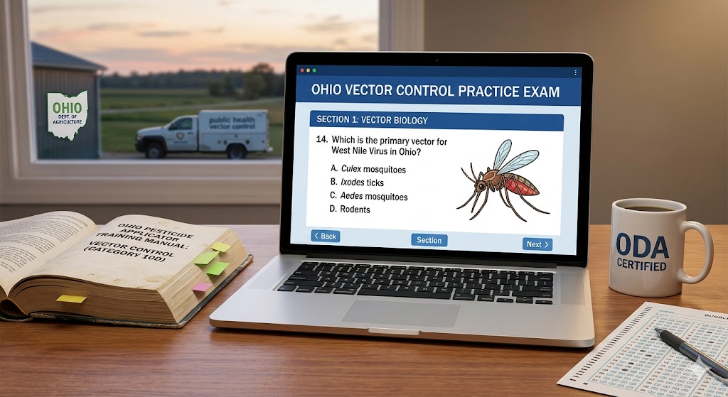 Ohio Vector Practice Exam Banner