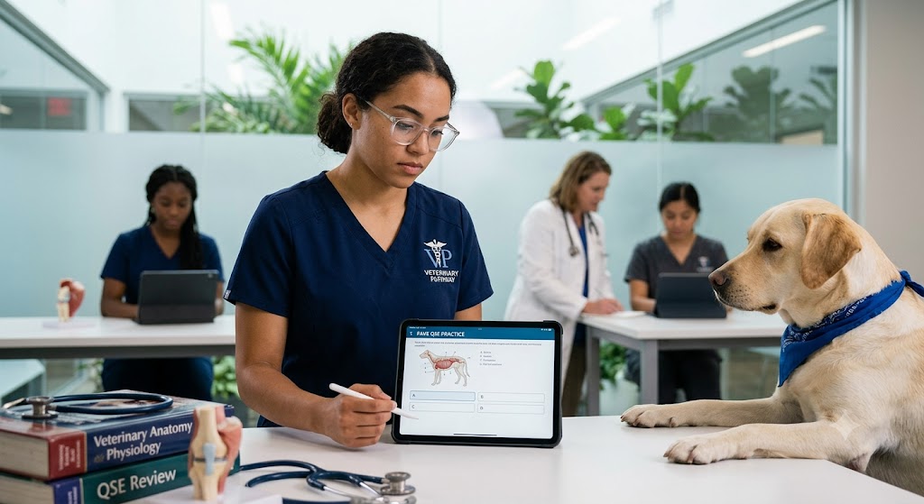 Program for the Assessment of Veterinary Education Equivalence (PAVE) Practice Exam Banner