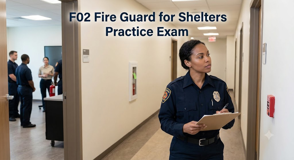 F02 Fire Guard for Shelters Citywide Certification Exam Banner