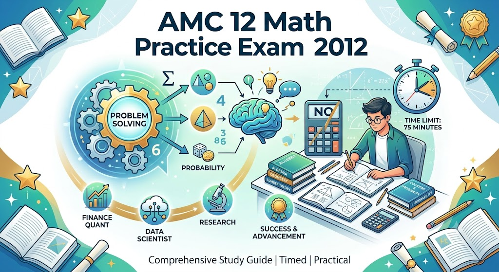 AMC 12 Math Practice Test 2012 Banner