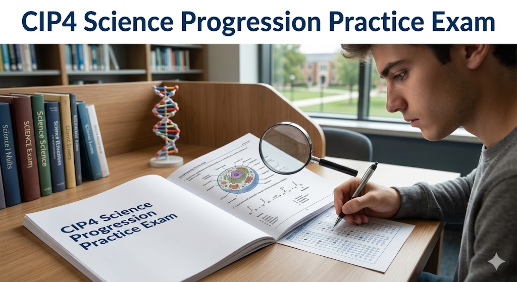 CIP4 Science Progression Practice Test Banner