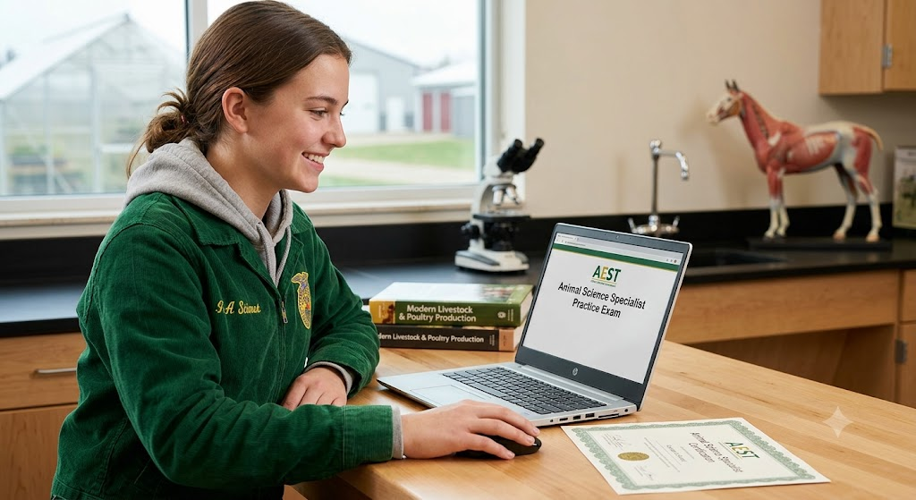 AEST Animal Science Specialist Certification Practice Exam Banner