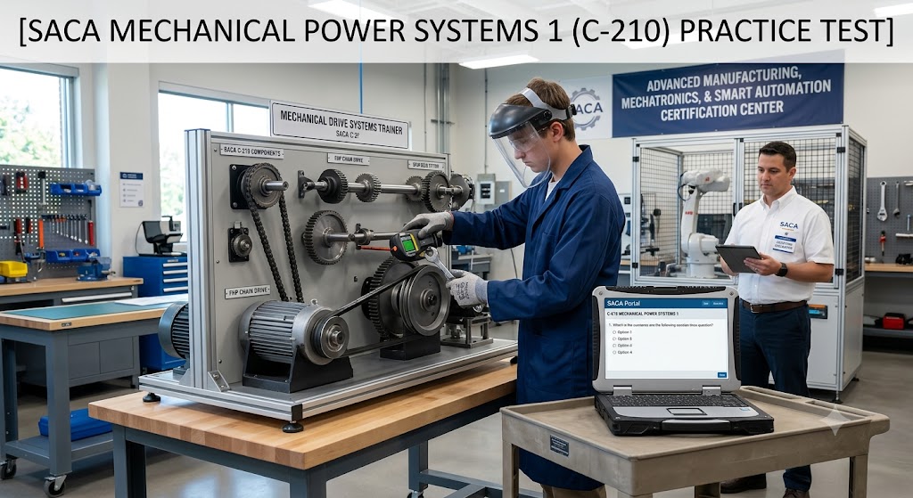 SACA Mechanical Power Systems 1 (C-210) Practice Test Banner