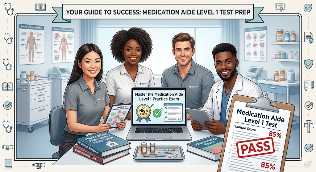 Prepare for the Medication Aide Level 1 Test Banner