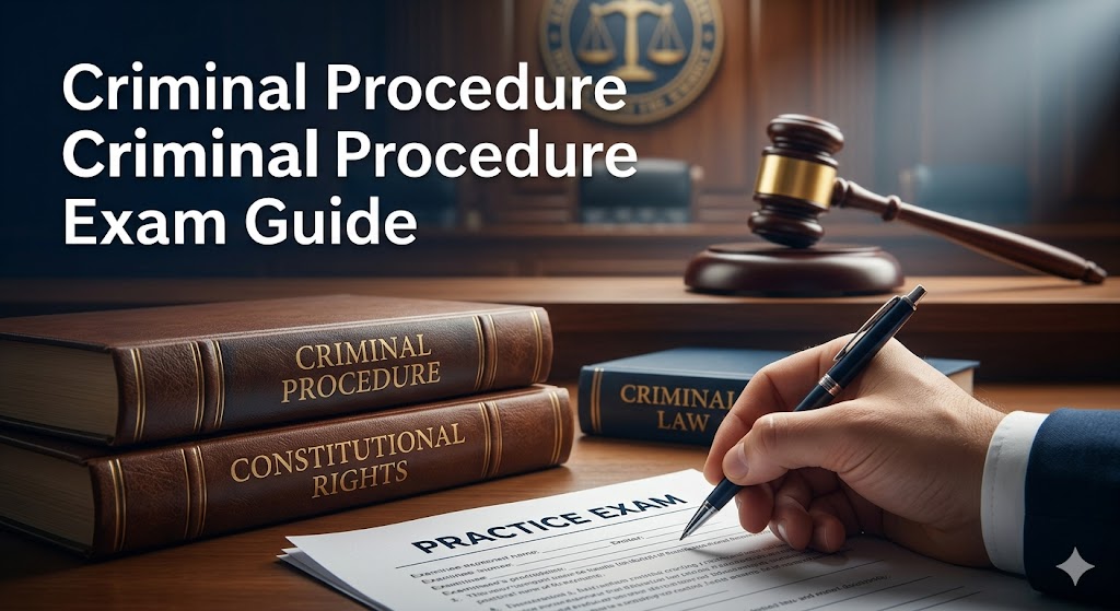 Criminal Procedure Bar Practice Exam Banner
