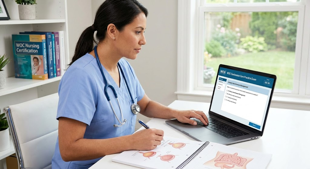 WEB WOC Continence Care Practice Test Banner
