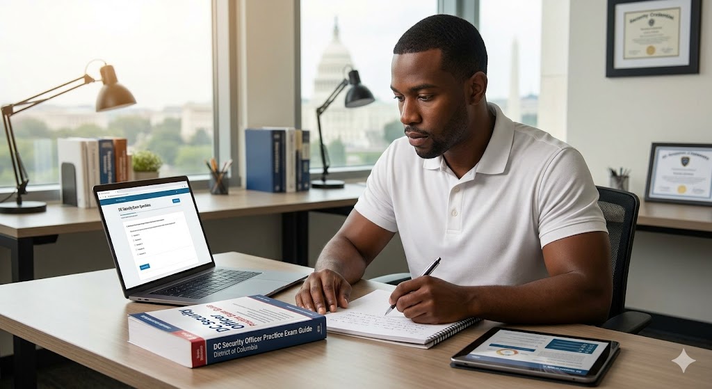 District of Columbia (DC) Security Officer Practice Exam Banner
