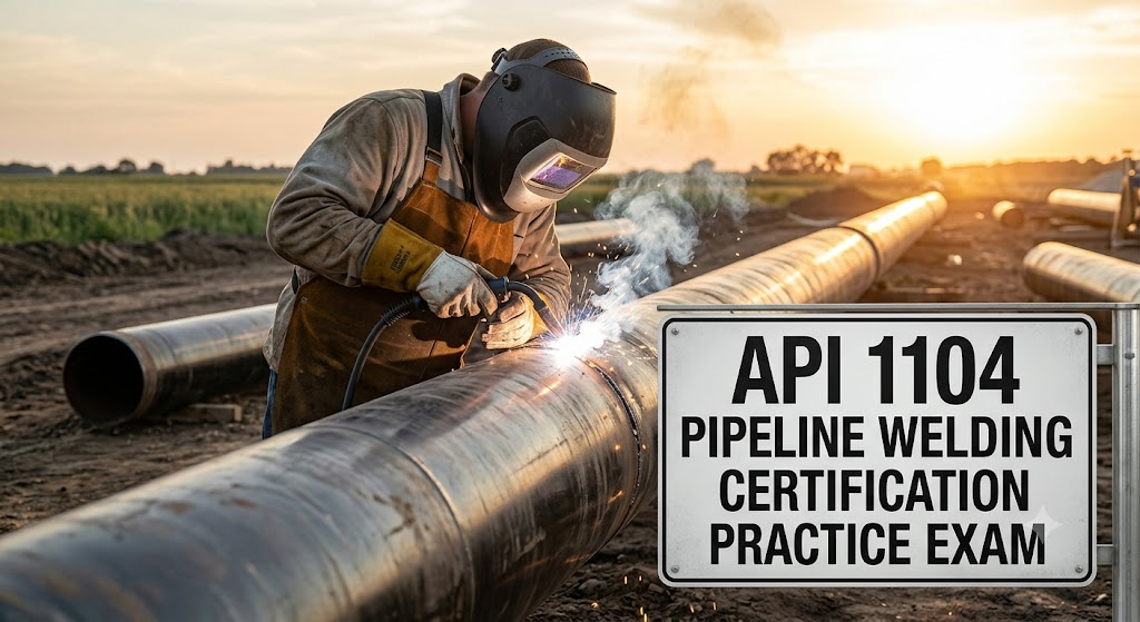 API 1104 – Welding of Pipelines and Related Facilities Practice Test Banner