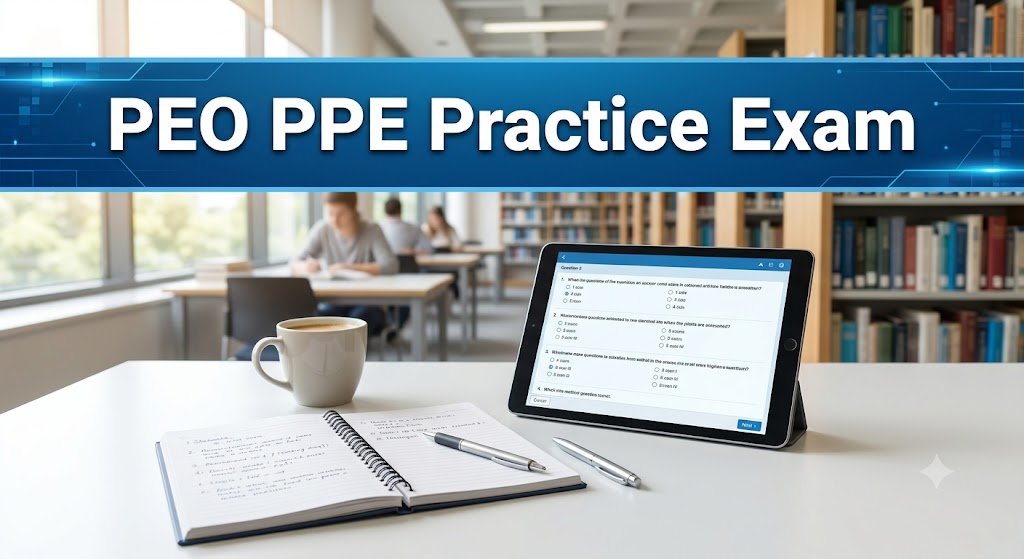Professional Engineers of Ontario (PEO) PPE Practice Exam Banner