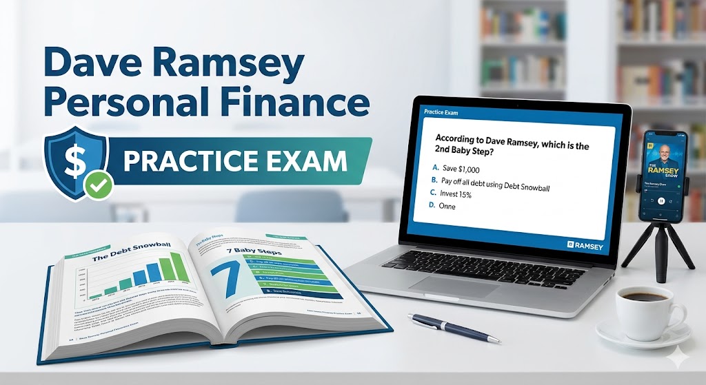 Dave Ramsey Introduction to Personal Finance Practice Test Banner