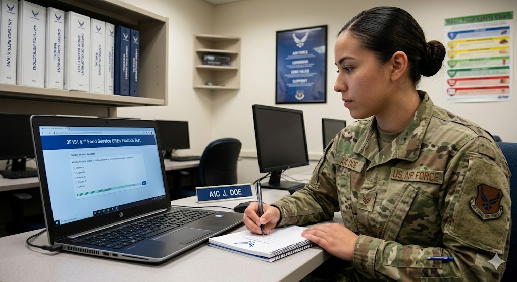 3F151 Food Service UREs Practice Exam Banner