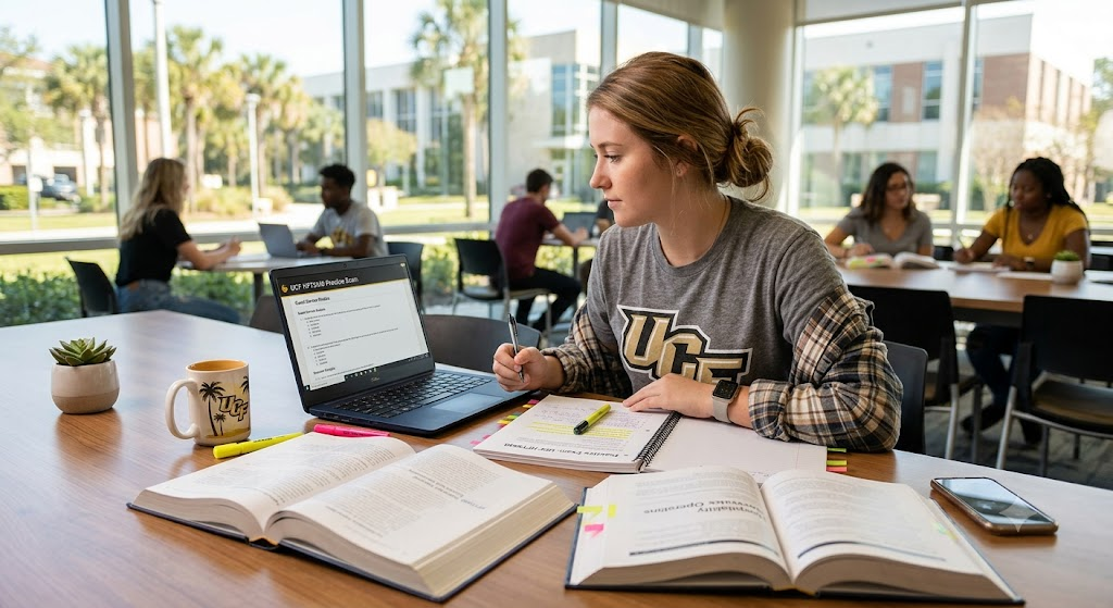 University of Central Florida (UCF) HFT3540 Guest Services Management I Practice Exam Banner