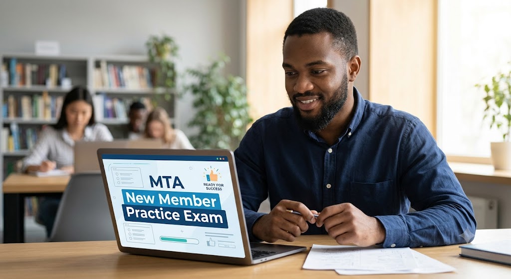 MTA New Member Practice Exam Banner