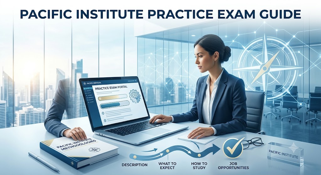 The Pacific Institute Practice Exam Banner