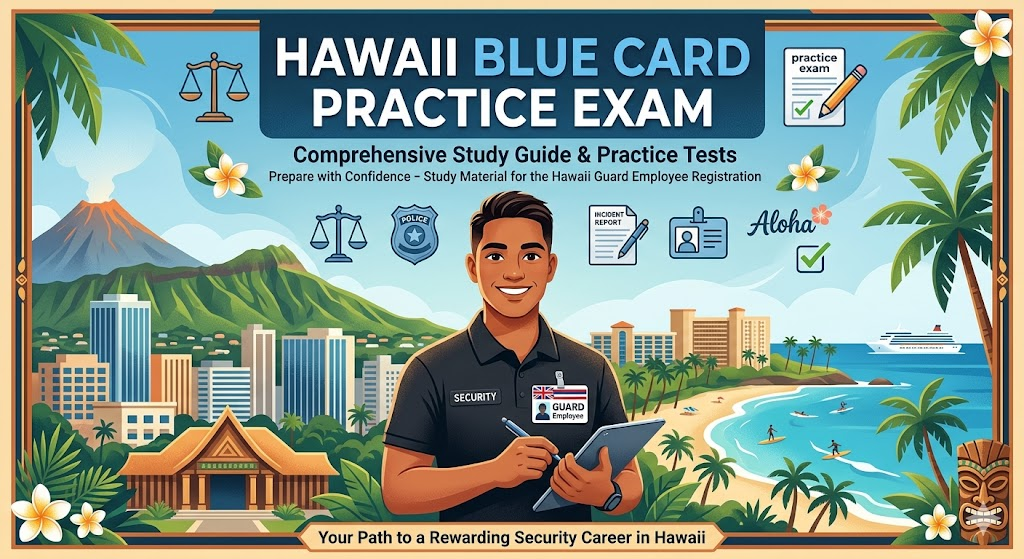 Hawaii Blue Card Practice Test Banner