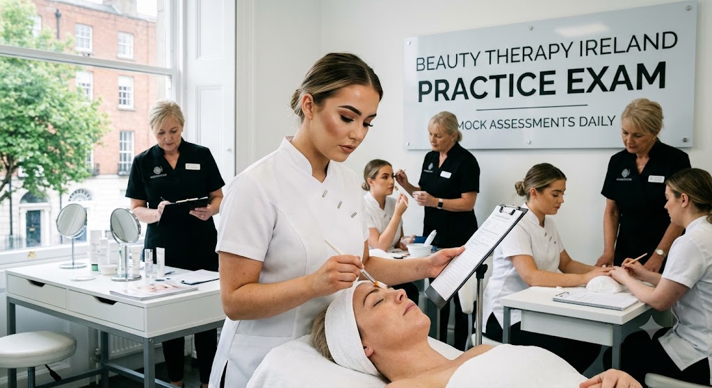 Beauty Practice Test & Exam Prep | Ireland Banner