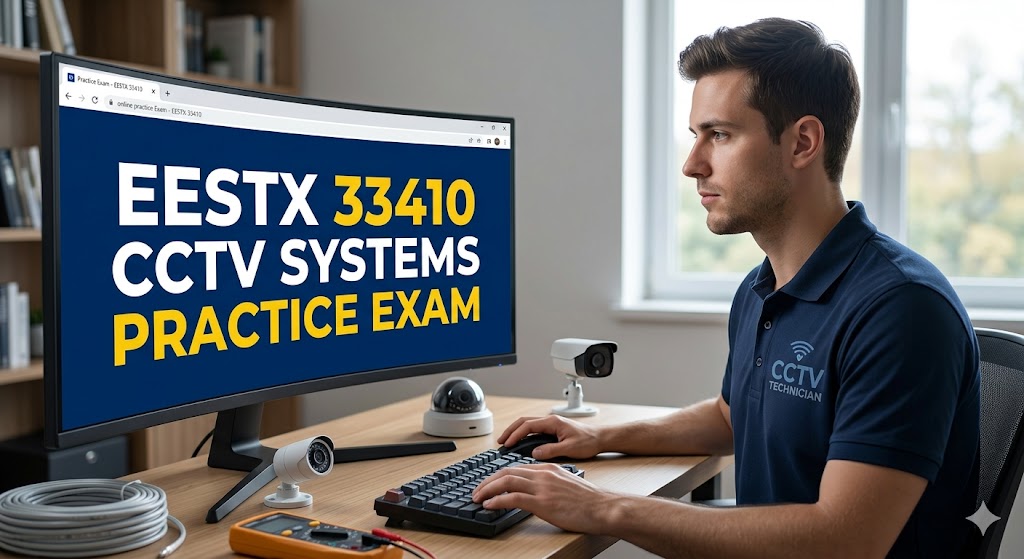 EESTX 33410 Closed Circuit Television (CCTV Systems) Practice Test Banner