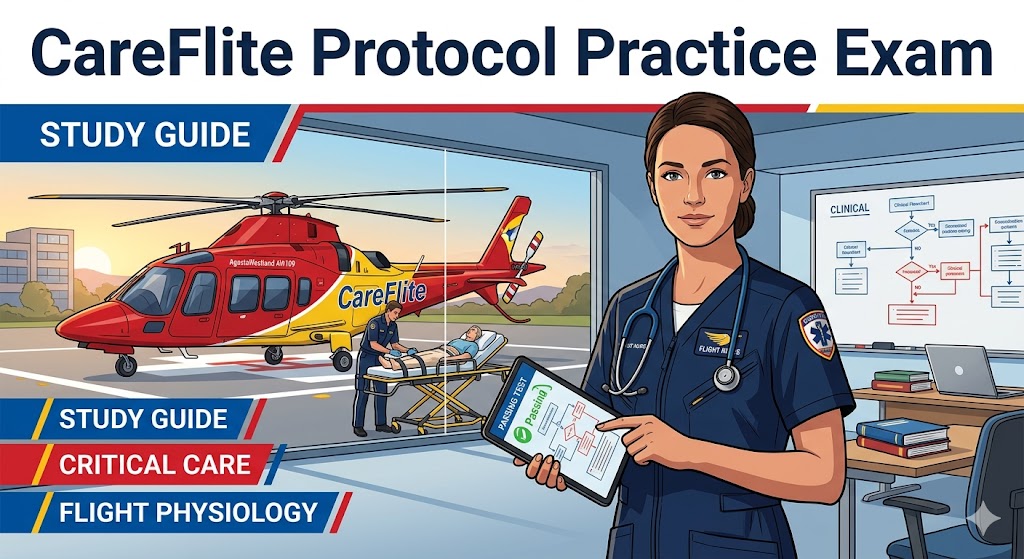 CareFlite Protocol Practice Test Banner