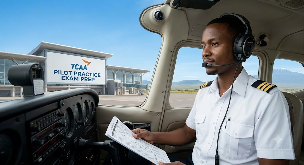 Tcaa Pilot Practice Test & Exam Prep | Tanzania Banner