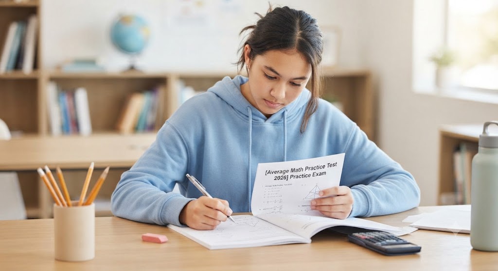 Average Math Practice Test 2026 Question Answers: Set 1 Banner