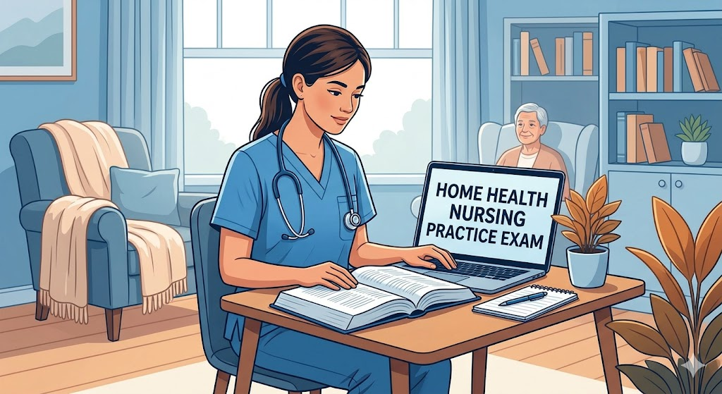 Home Health Nursing Practice Exam Banner