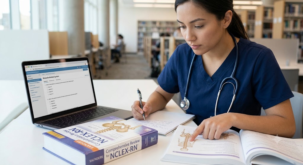 Saunders Musculoskeletal Practice Test Banner