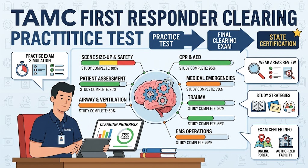 TAMECT First Responder Clearing Practice Test Banner