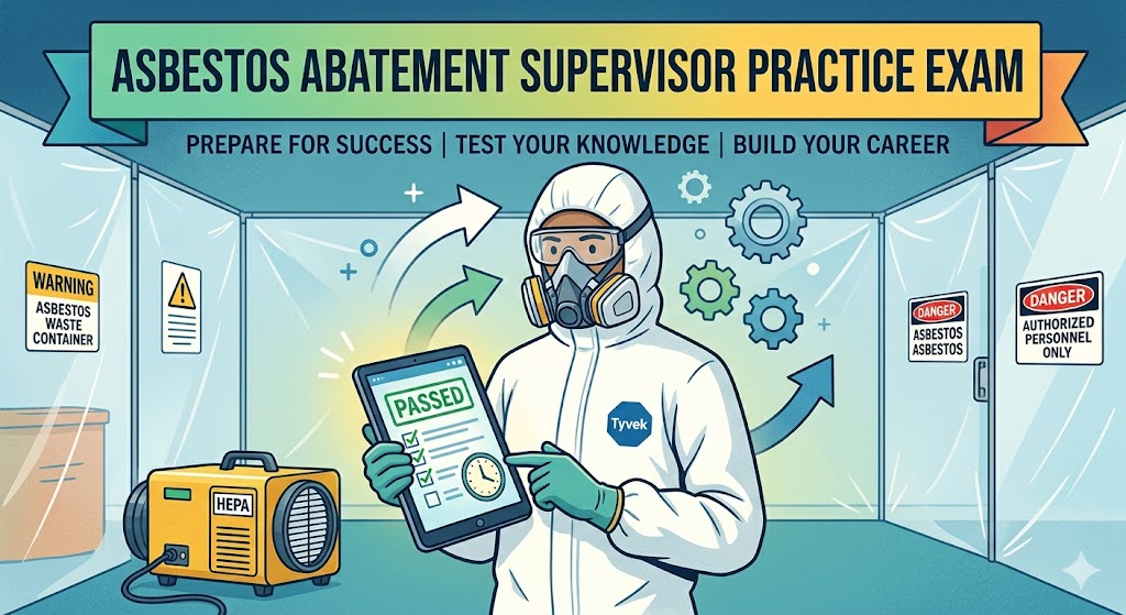 Asbestos Abatement Supervisor Practice Test Banner