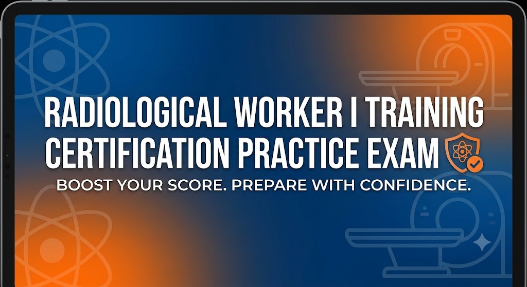 Radiological Worker I Training Certification Practice Exam Banner