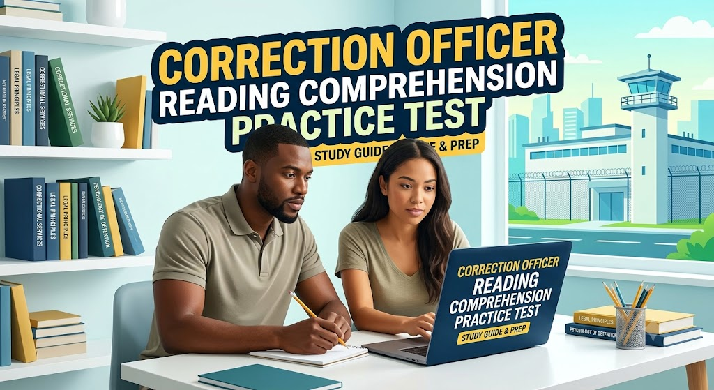 Correction Officer Reading Comprehension Practice Test Banner