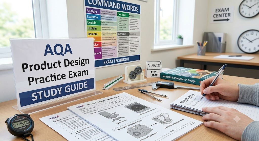 AQA Product Design Practice Exam Banner