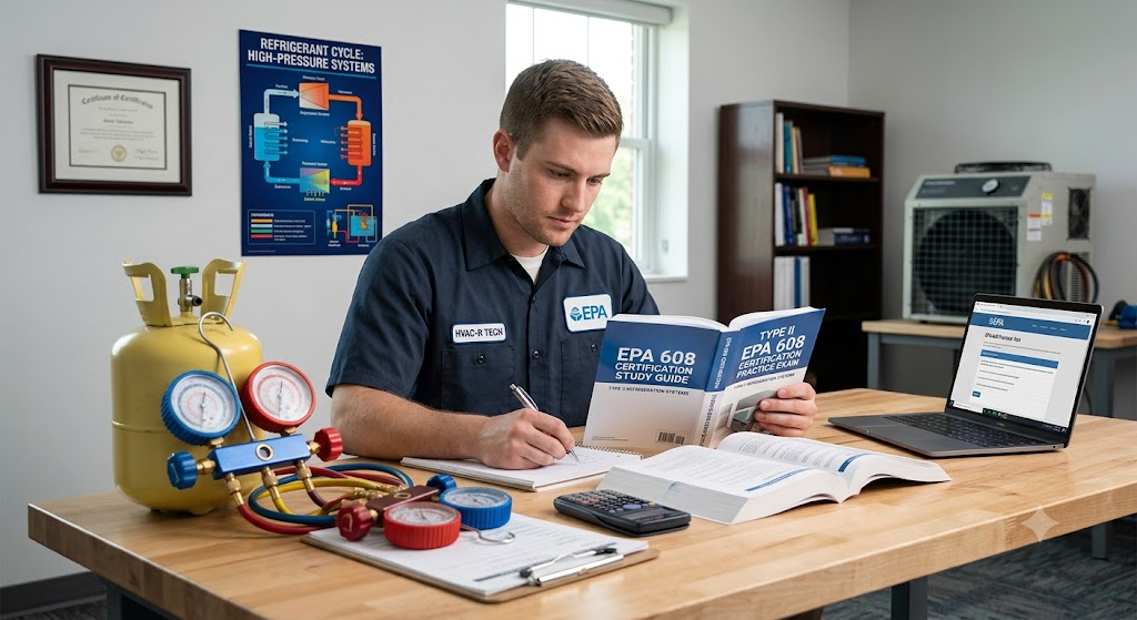 Type II EPA 608 Certification Practice Exam Banner