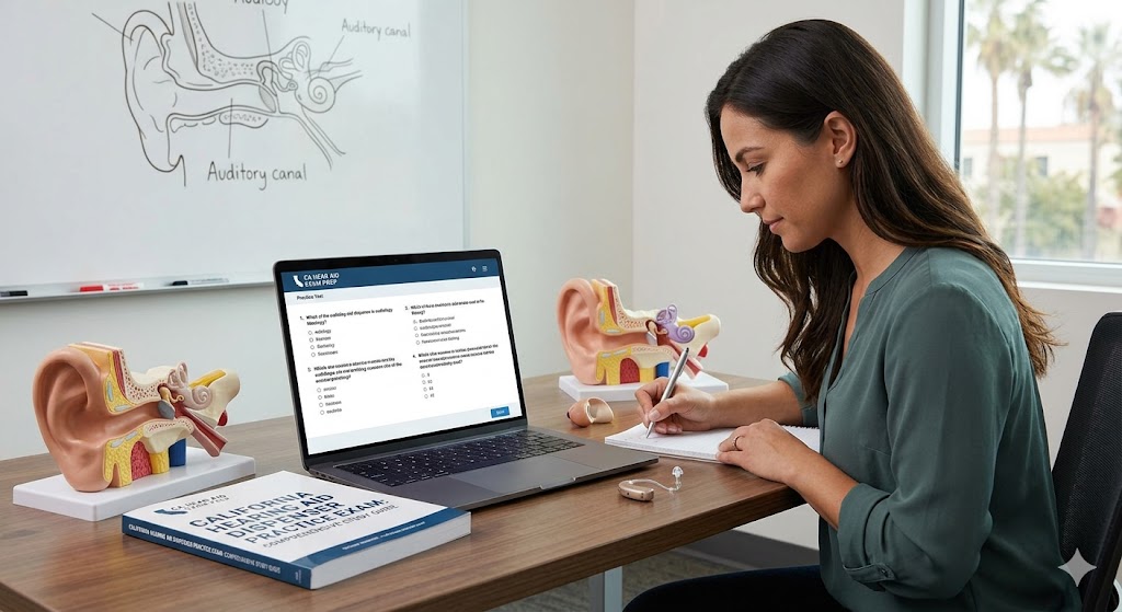 California Hearing Aid Dispenser Written Practice Test Banner