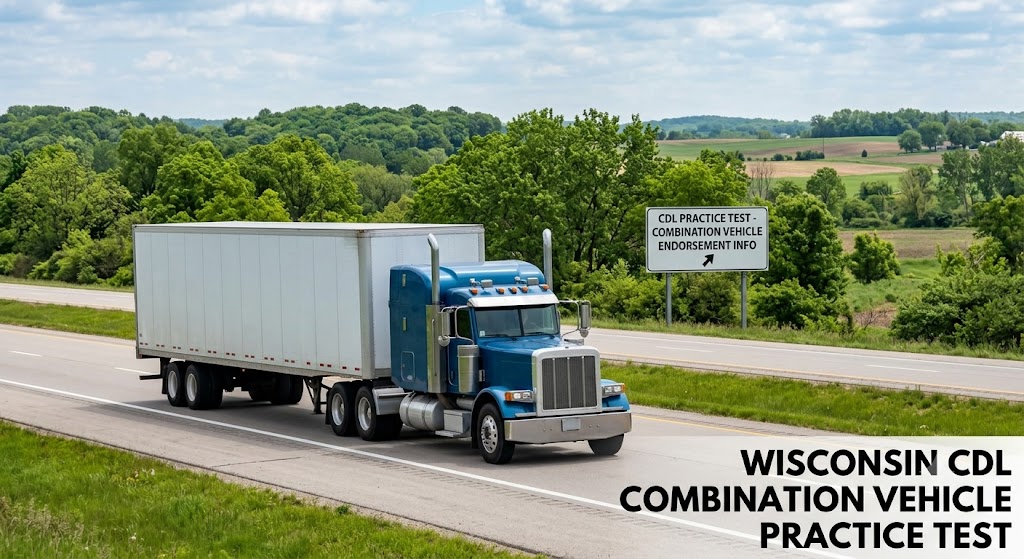 Wisconsin CDL Combination Practice Test Banner