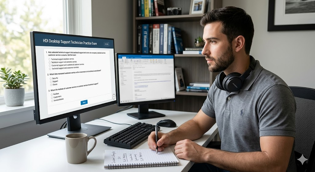 HDI Desktop Support Technician Practice Test Banner