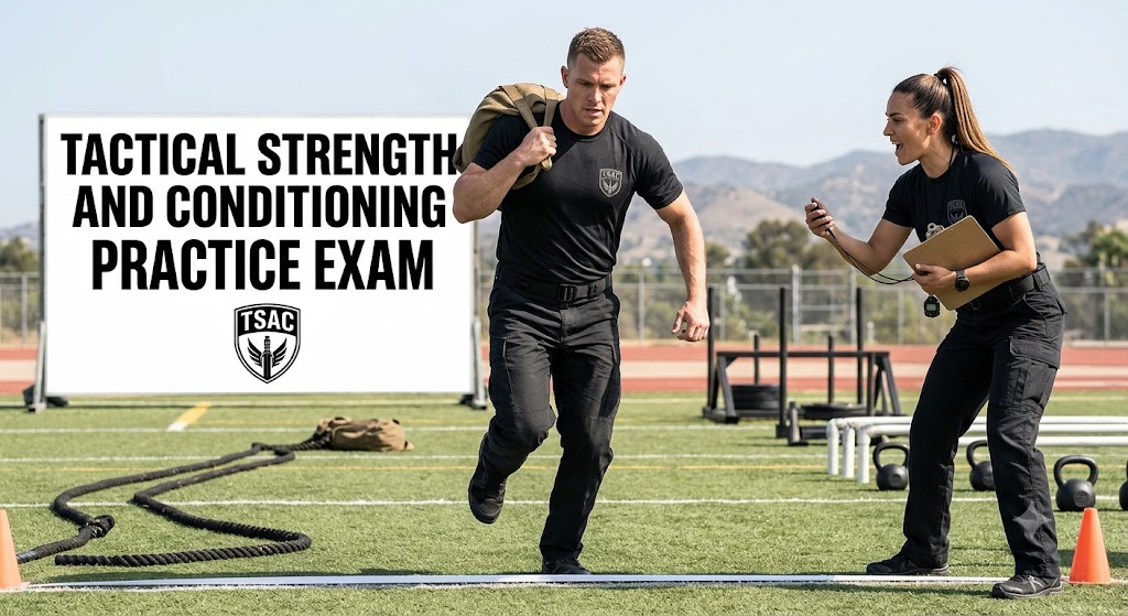 Tactical Strength and Conditioning Practice Exam Banner