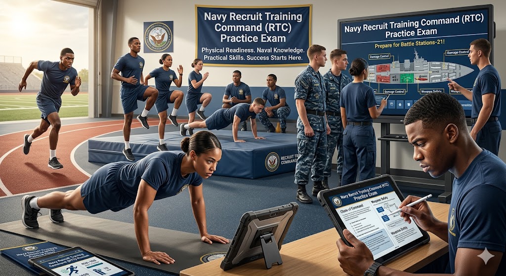 Navy RTC Practice Exam Study Guide Banner