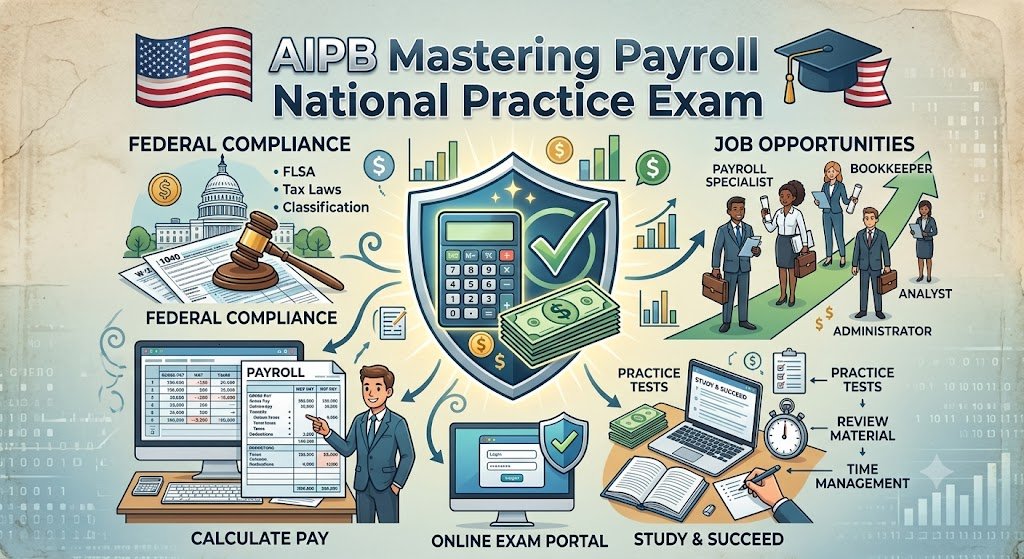 AIPB Mastering Payroll (National) Practice Exam Banner
