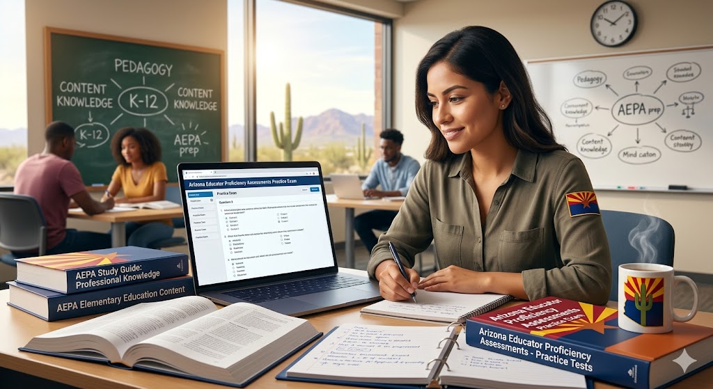 Arizona Educator Proficiency Assessments Practice Exam Banner