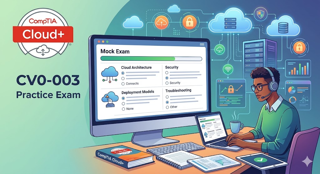 CompTIA Cloud+ (CV0-003) Practice Exam Banner