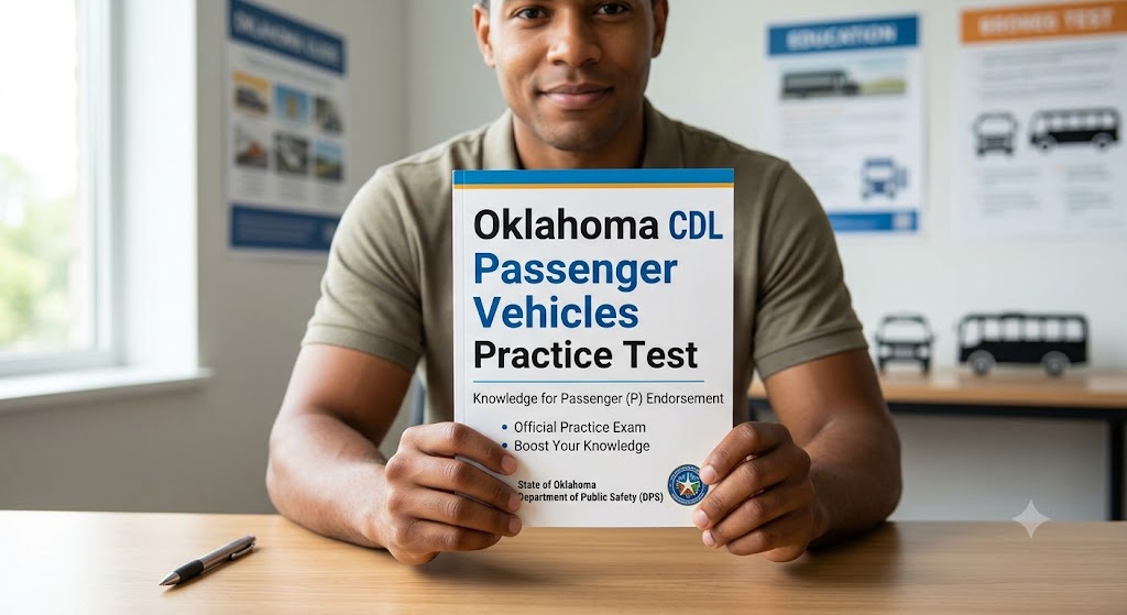 Oklahoma CDL Passenger Vehicles Practice Test Banner