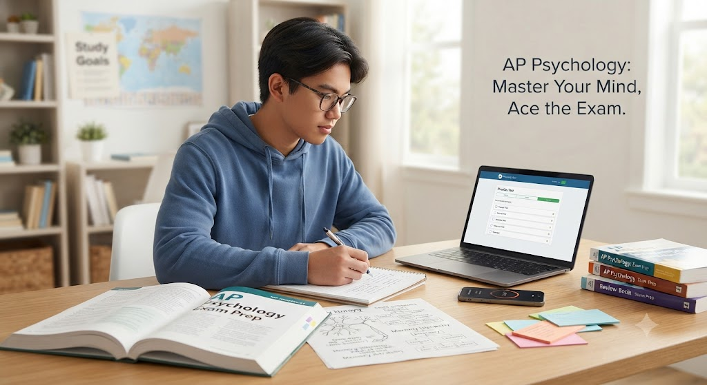 AP Psychology Learning Practice Test Banner
