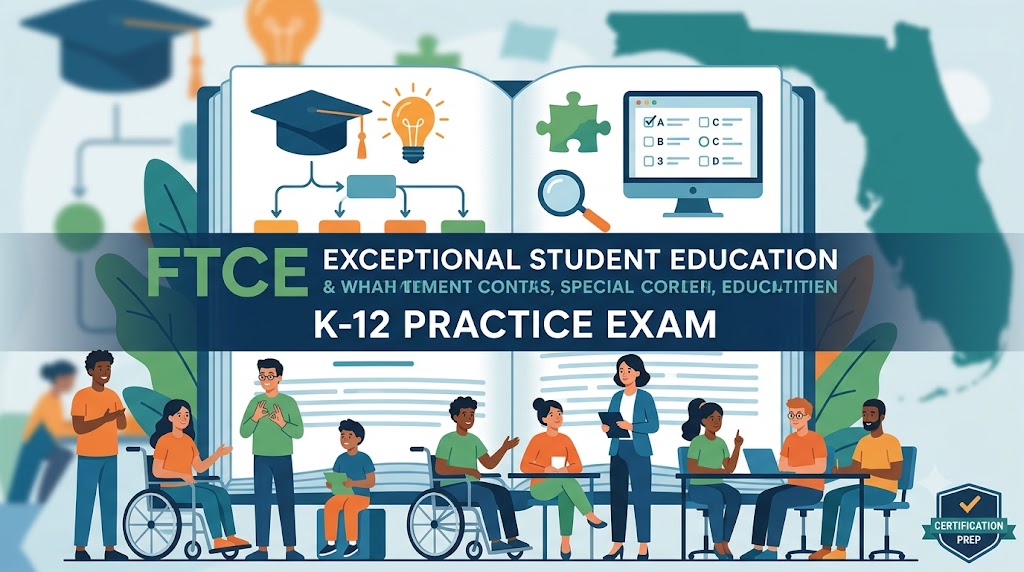 FTCE Exceptional Student Education (ESE) K-12 Practice Test Banner