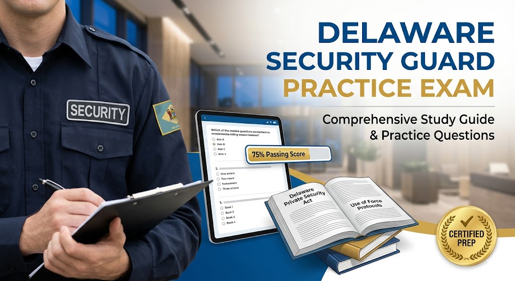 Delaware Security Guard Practice Exam Banner